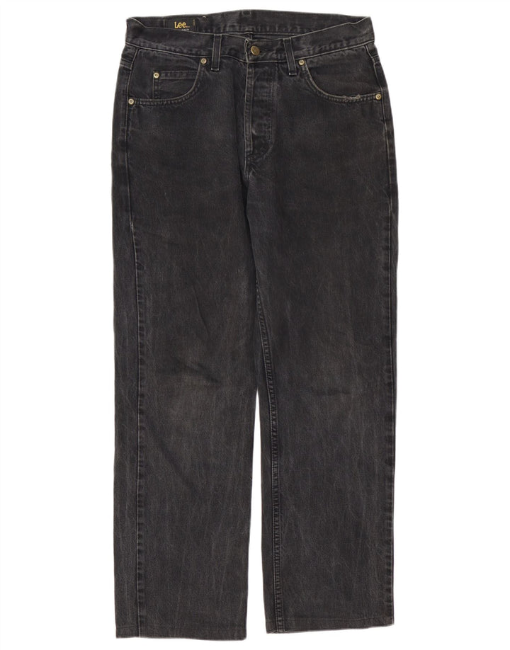 Vaqueros rectos Lee para hombre W34 L29 Negro