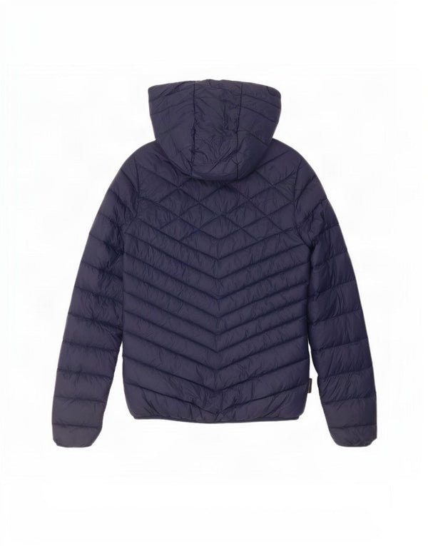 Jack Wolfskin Chaqueta acolchada para mujer UK 8/10 Small Azul marino Nylon