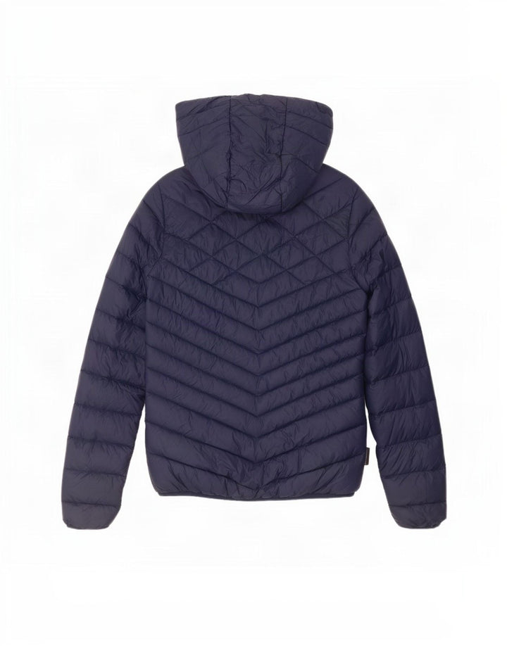 Jack Wolfskin Chaqueta acolchada para mujer UK 8/10 Small Azul marino Nylon