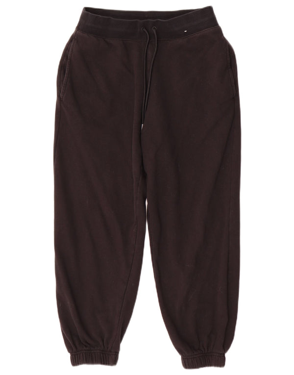 Marks & Spencer Pantalones de chándal para Mujer Joggers UK 10 Small Black Cotton