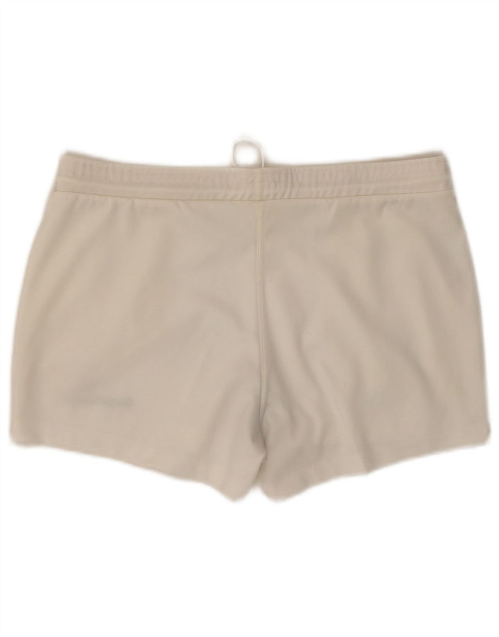 Sergio Tacchini Pantalón Corto Deportivo Mujer IT 50 XL Poliéster Blanco