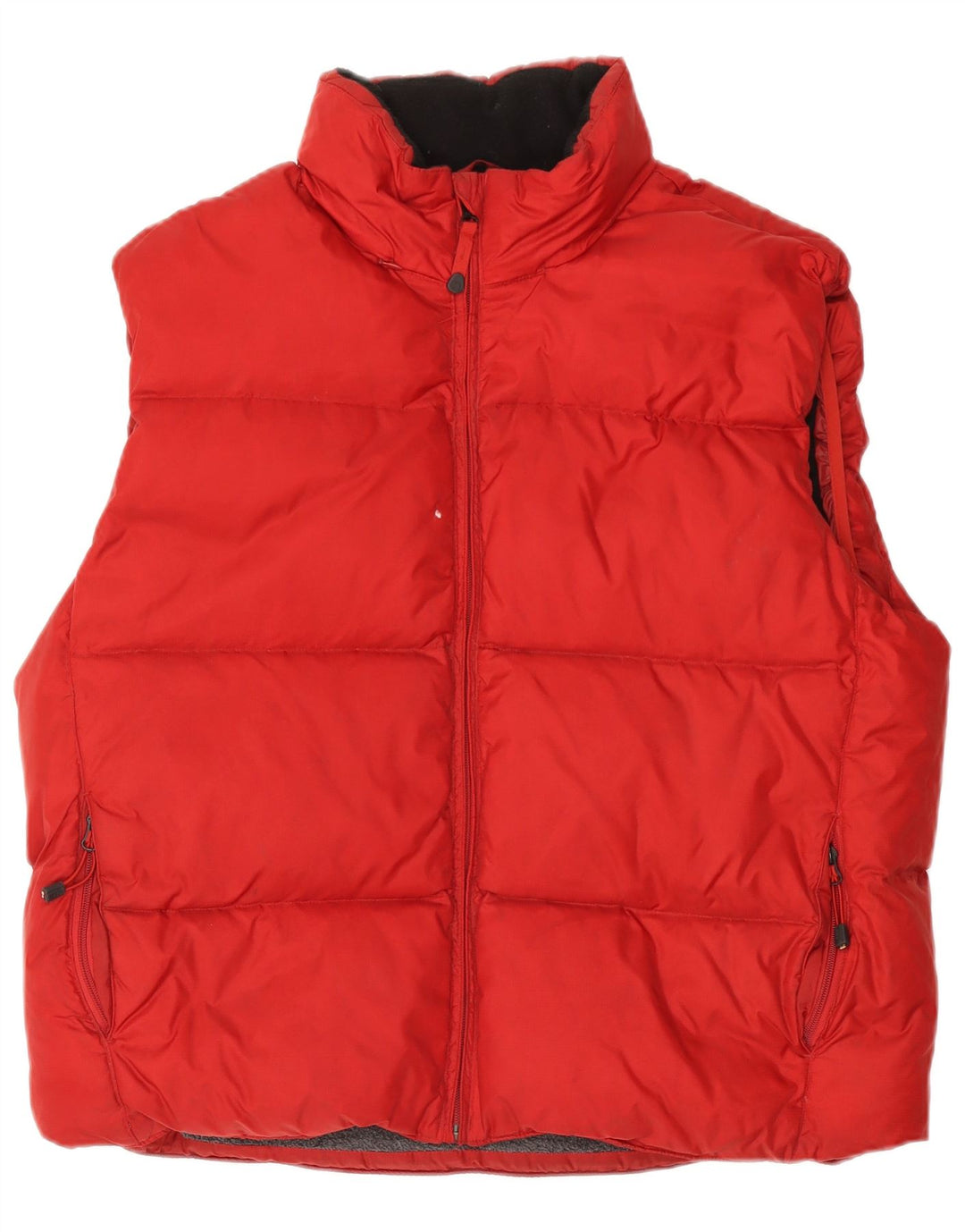 Chaleco acolchado para hombre Gap UK 40 Large Nylon rojo