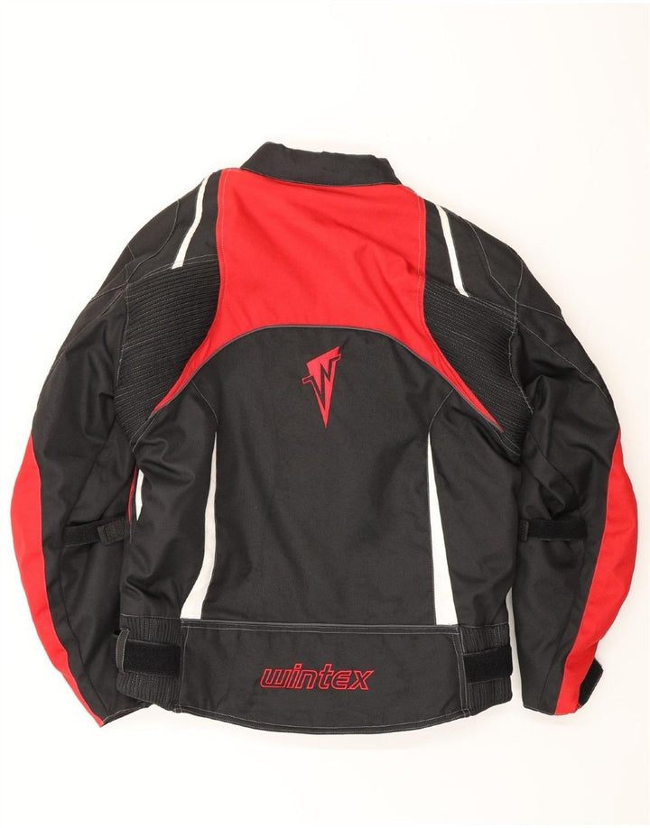 Wintex Chaqueta para hombre Motorstyle Graphic Racer UK 38 Medium Black Colourblock