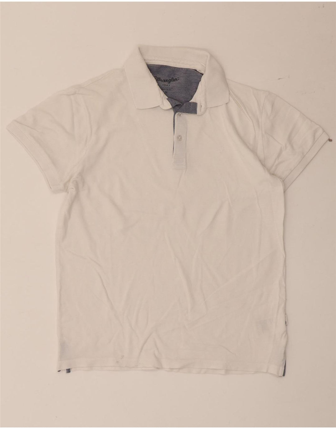 WRANGLER Polo Regular Fit para Hombre Algodón Blanco Mediano