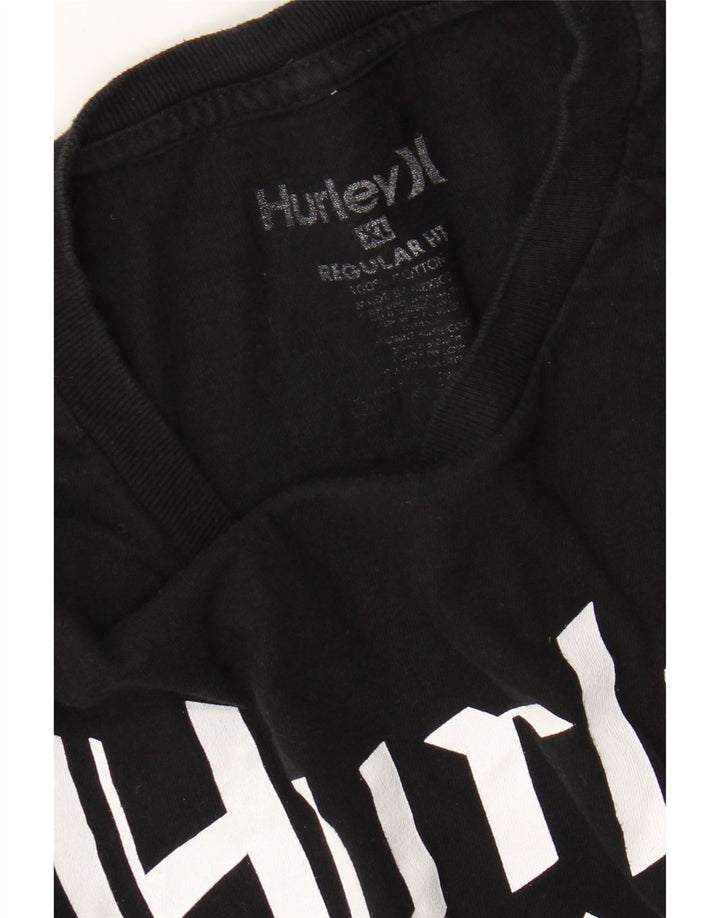 HARLEY Camiseta gráfica de corte regular para hombre Top XL Algodón negro