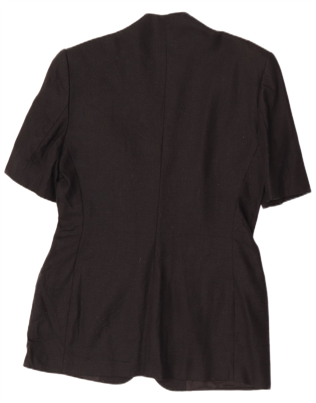 Les Copains Chaqueta Blazer De 1 Botón De Manga Corta Para Mujer IT 44 Medium Black