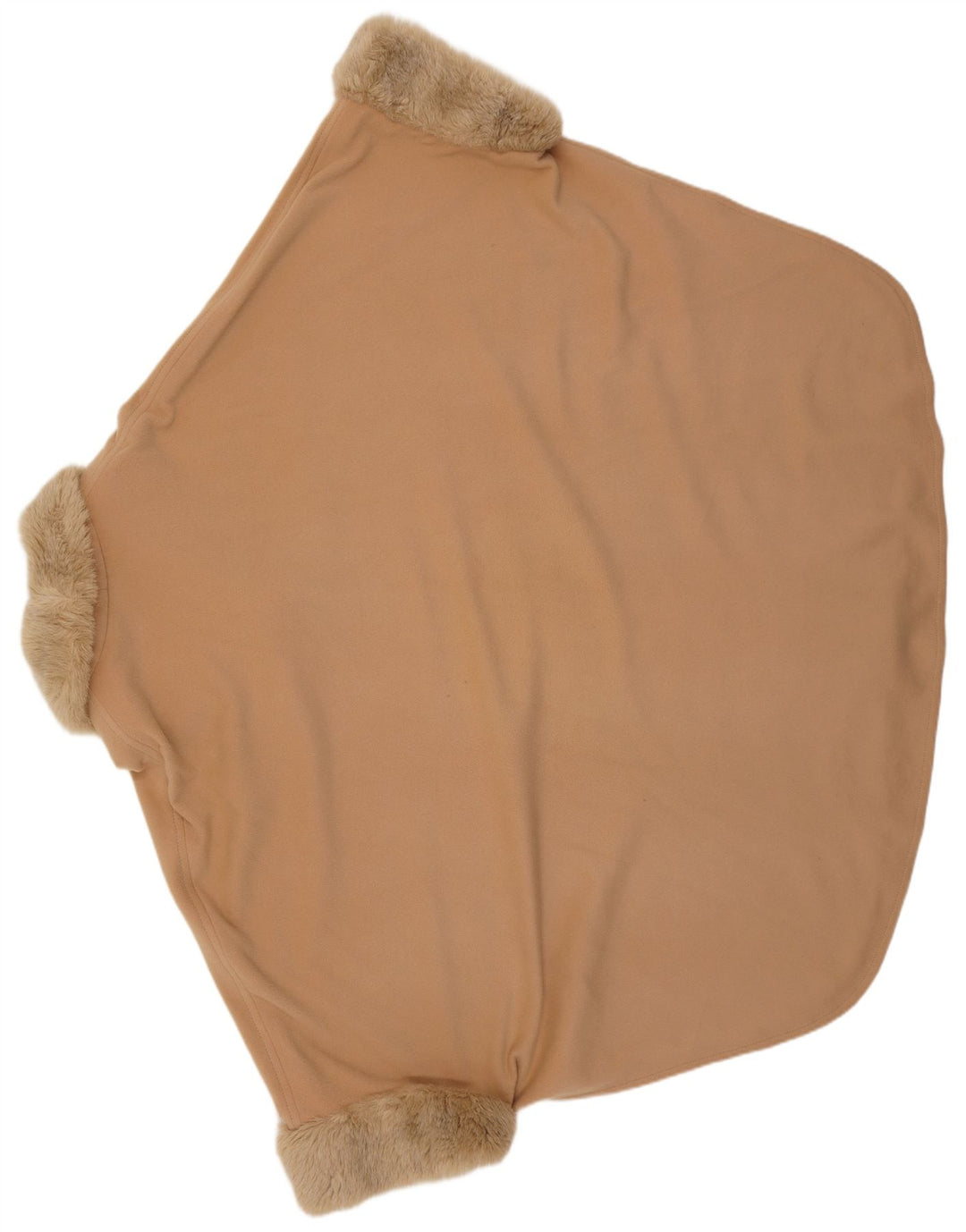 Jacques Vert Abrigo Poncho Mujer Talla Única Lana Beige