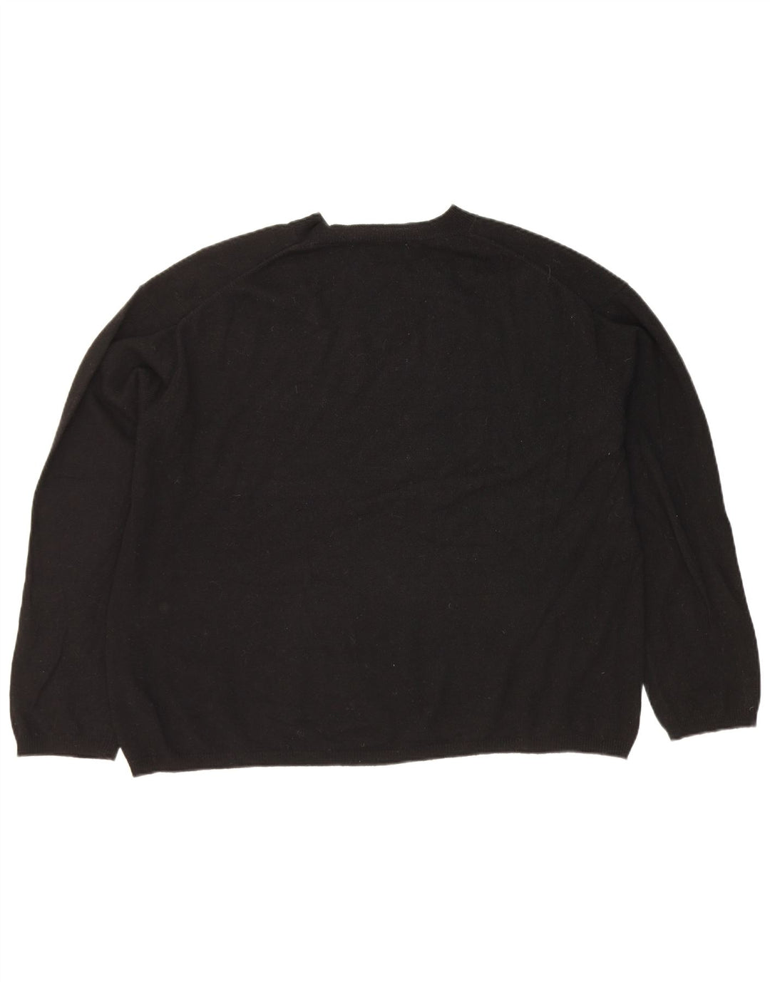 Zara - Jersey extragrande con cuello redondo para mujer, talla 40, talla M, color negro