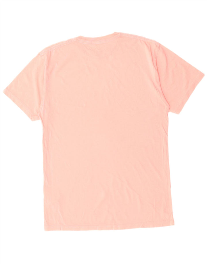 VANS Hombre Classic Fit Graphic Camiseta Top Algodón Rosa Medio