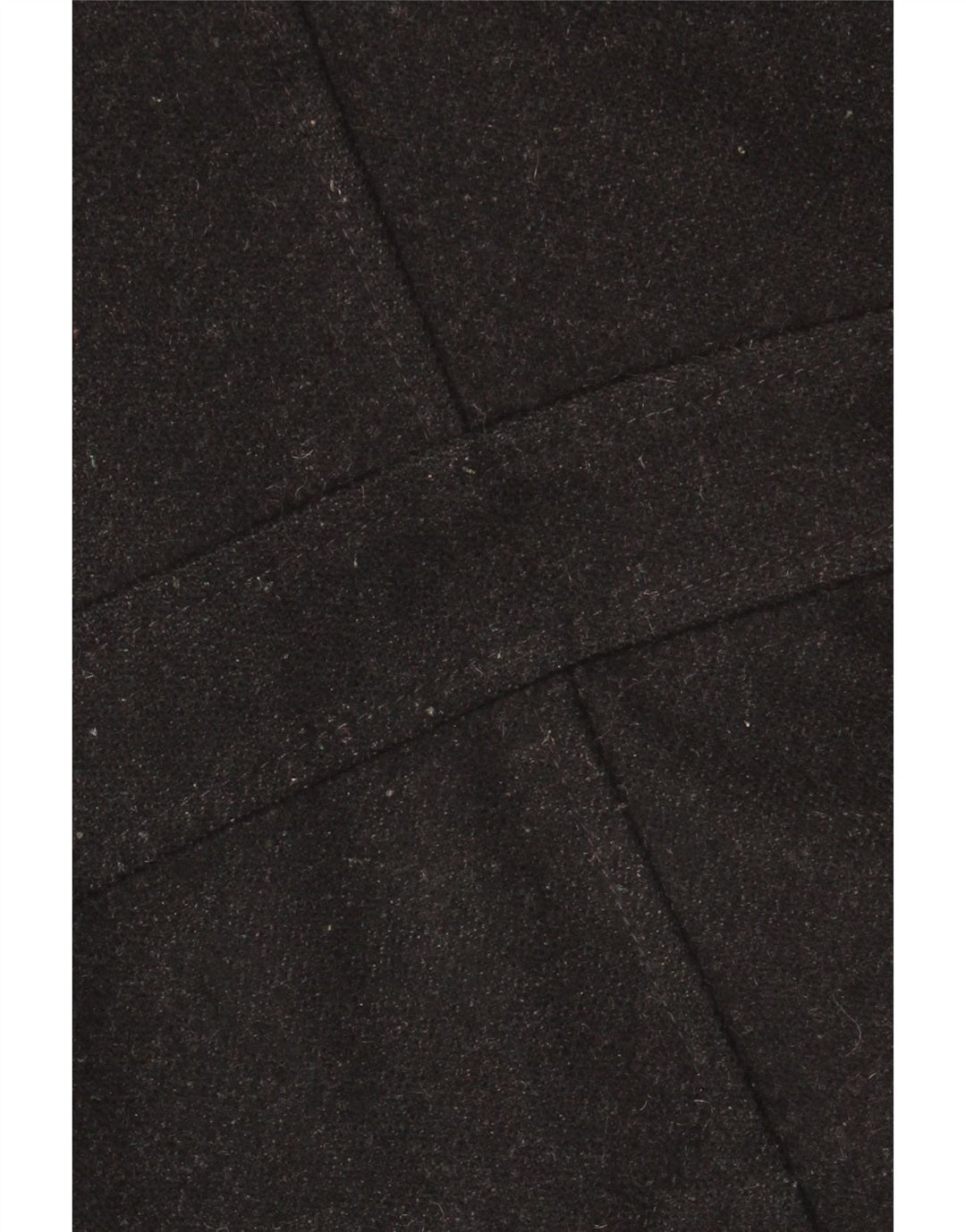 Diesel Hombre Chaquetón UK 38 Mediano Lana Negra