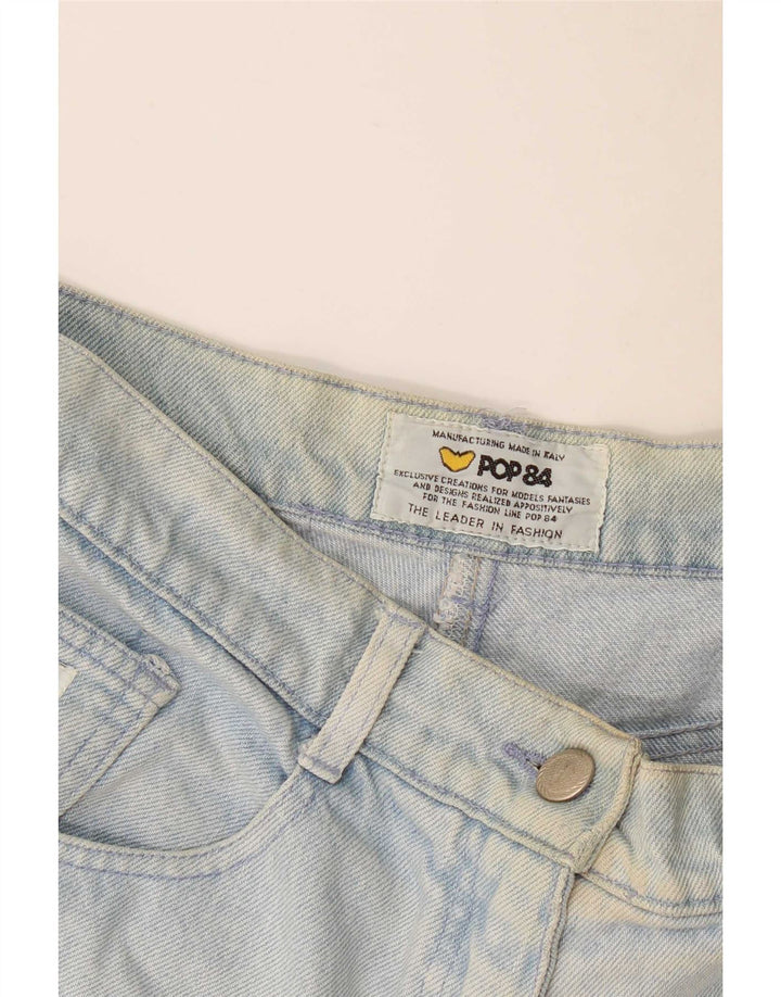 Pantalones cortos vaqueros para mujer POP 84 W28 Azul medio