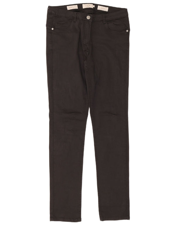 Dack's Pantalones casuales ajustados para mujer IT 46 Large W32 L32 Algodón negro