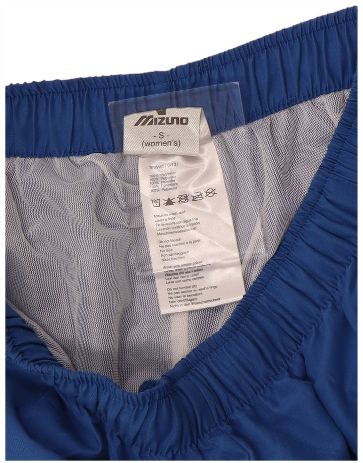 MIZUNO Pantalones de chándal para mujer ES 40 Pequeño Azul Colorblock Poliéster