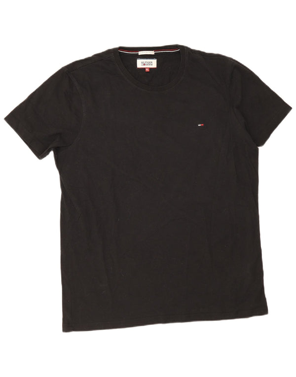 Tommy Hilfiger Camiseta Hombre Top XL Algodón Negro
