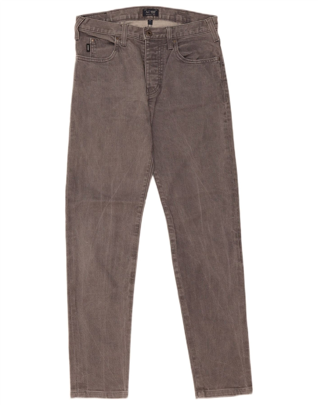Vaqueros Armani Hombre Slim W28 L29 Algodón Gris
