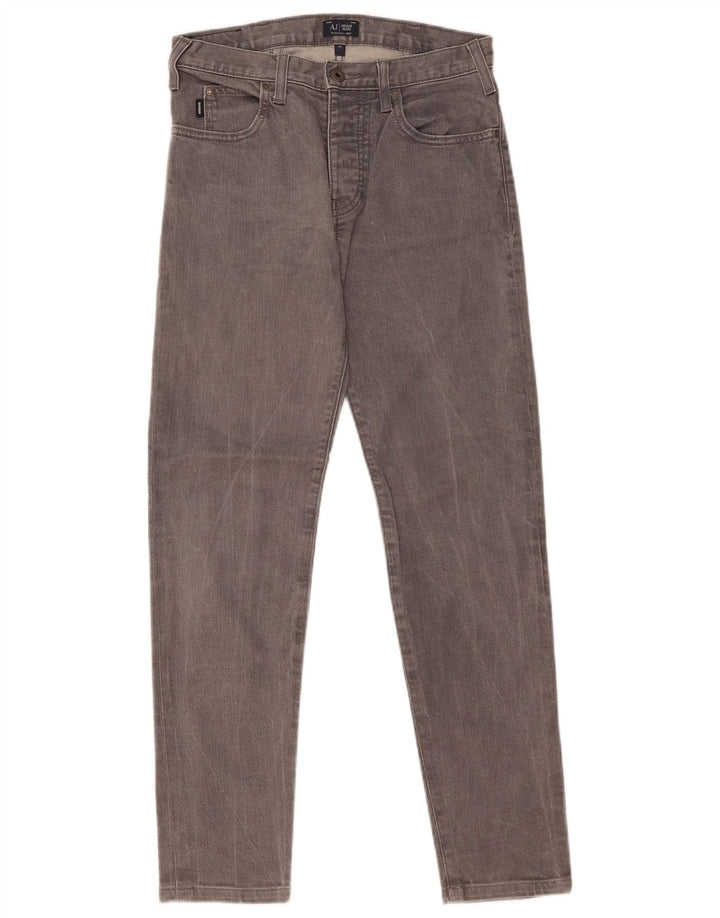 Vaqueros Armani Hombre Slim W28 L29 Algodón Gris