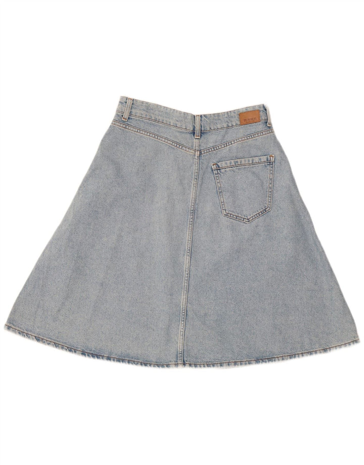 Zara Mujer Falda Vaquera Mediana W28 Azul