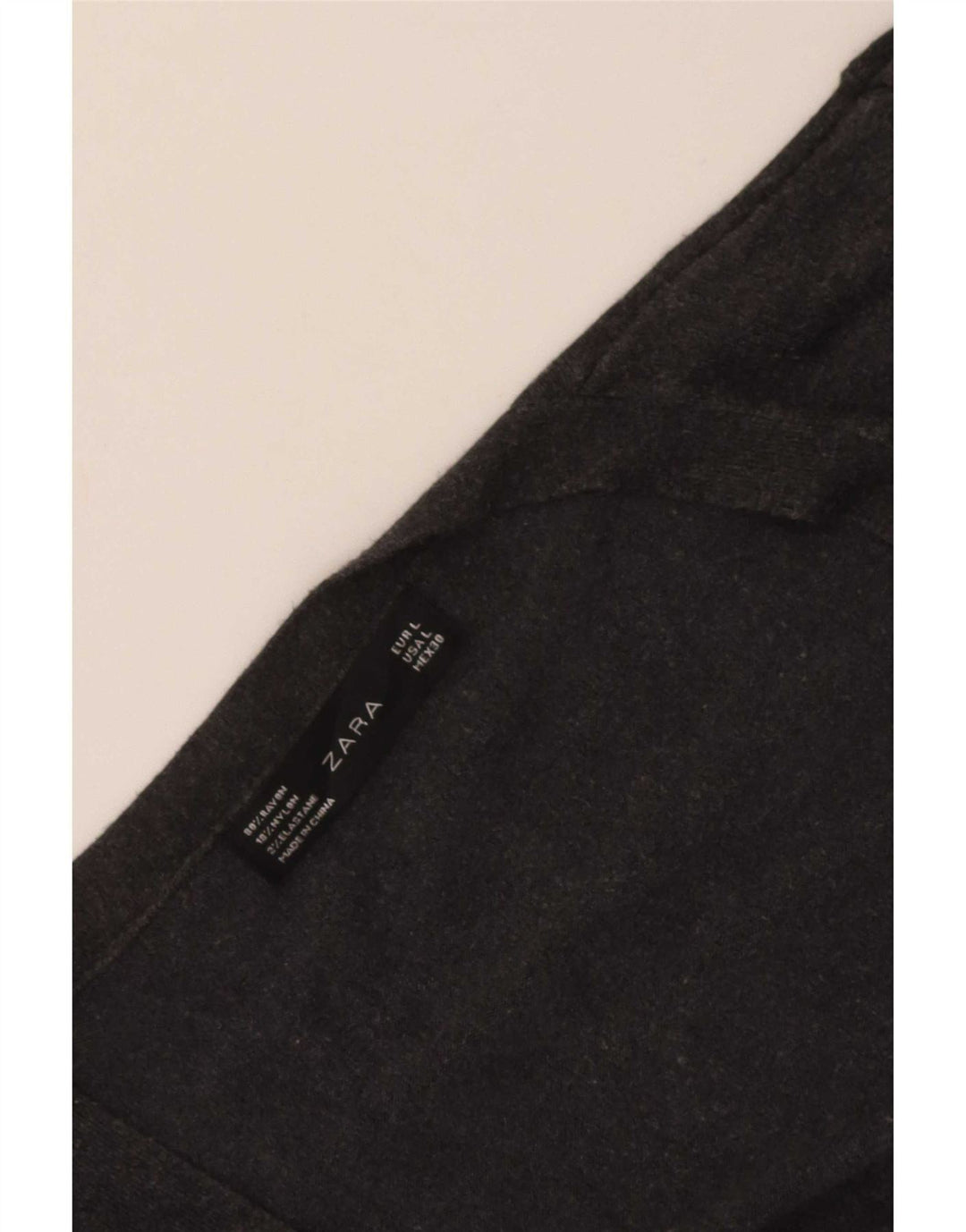 Zara - Cárdigan para mujer, talla 40, talla grande, rayón gris