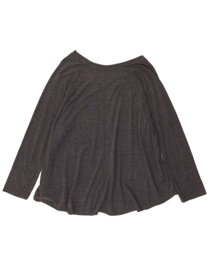 Tommy Hilfiger Top Mujer Manga Larga UK 20 2XL Poliéster Gris