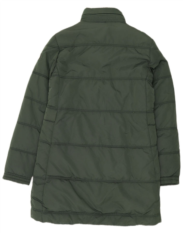 Murphy & Nye Abrigo acolchado con capucha para mujer UK 46 Large Green