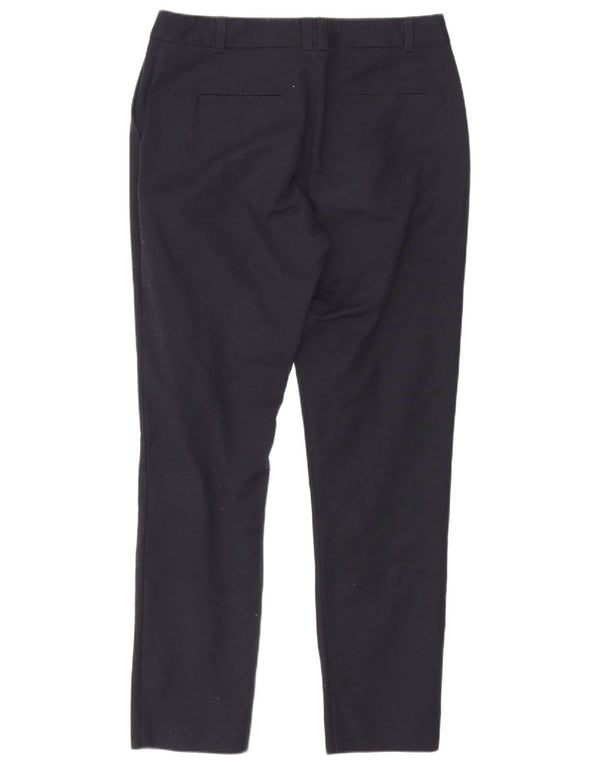 Oasis Pantalones Chinos Slim para Mujer UK 8 Small W28 L26 Azul Marino Algodón
