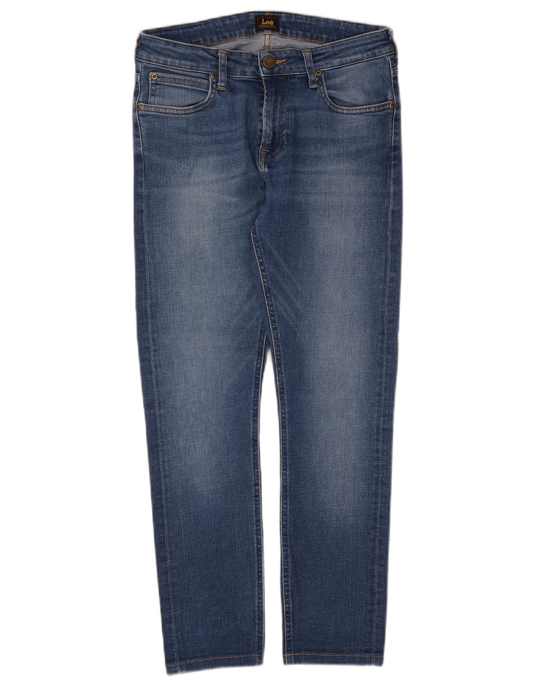 Vaqueros Lee Malone Slim W30 L27 Algodón Azul Mujer