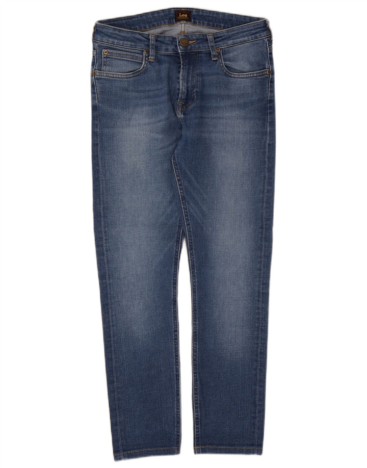 Vaqueros Lee Malone Slim W30 L27 Algodón Azul Mujer