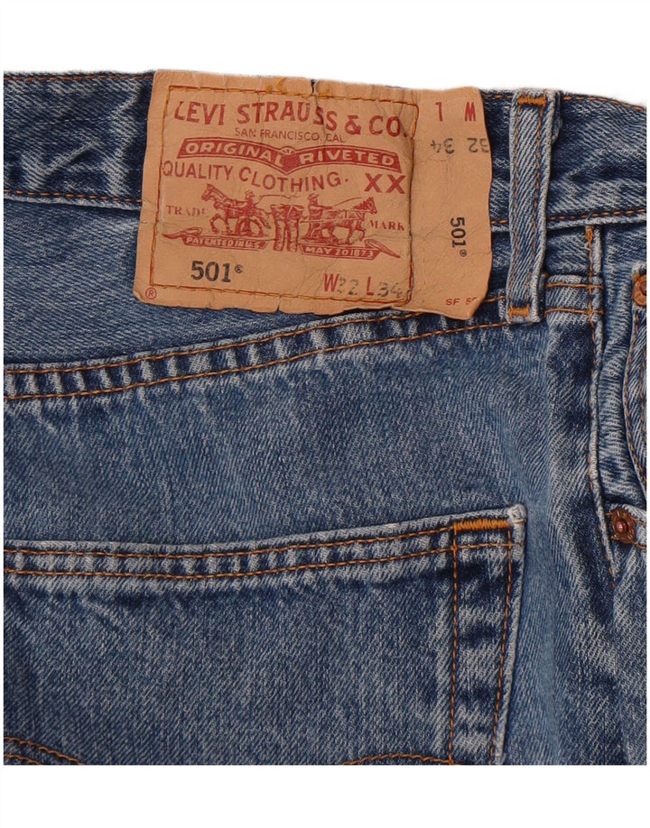 Levi's Hombre 501 Vaqueros Rectos W32 L34 Azul