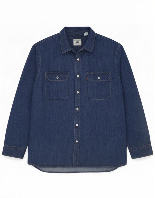Levi's Camisa Vaquera De Ajuste Relajado XL Algodón Azul Marino