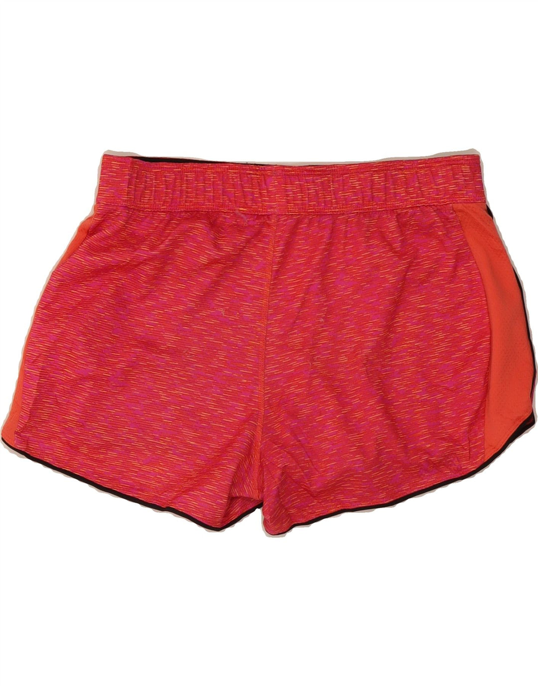 REEBOK Womens Sport Shorts UK 14 Medium  Pink Colourblock Polyester Vintage Reebok and Second-Hand Reebok from Messina Hembry 