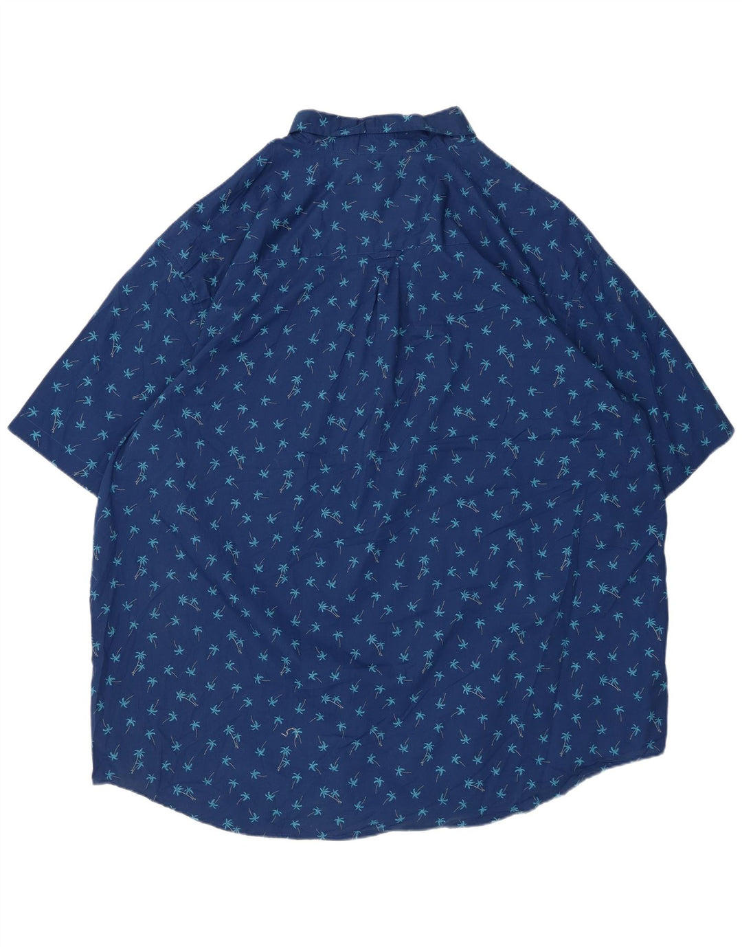 IZOD Camisa de manga corta para hombre 3XL Algodón floral azul