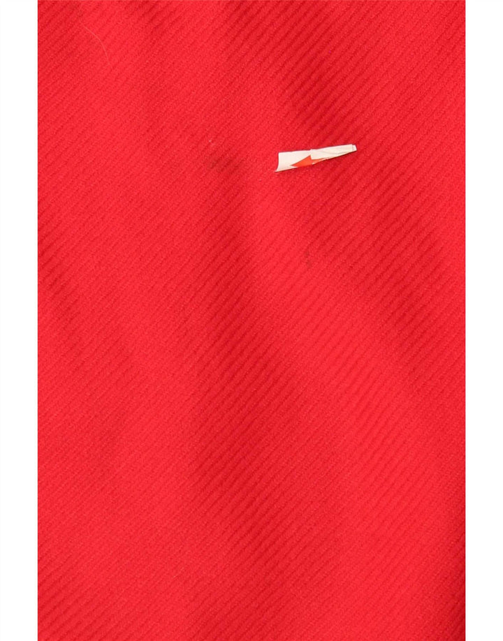 Falda lápiz vintage para mujer W34 rojo grande