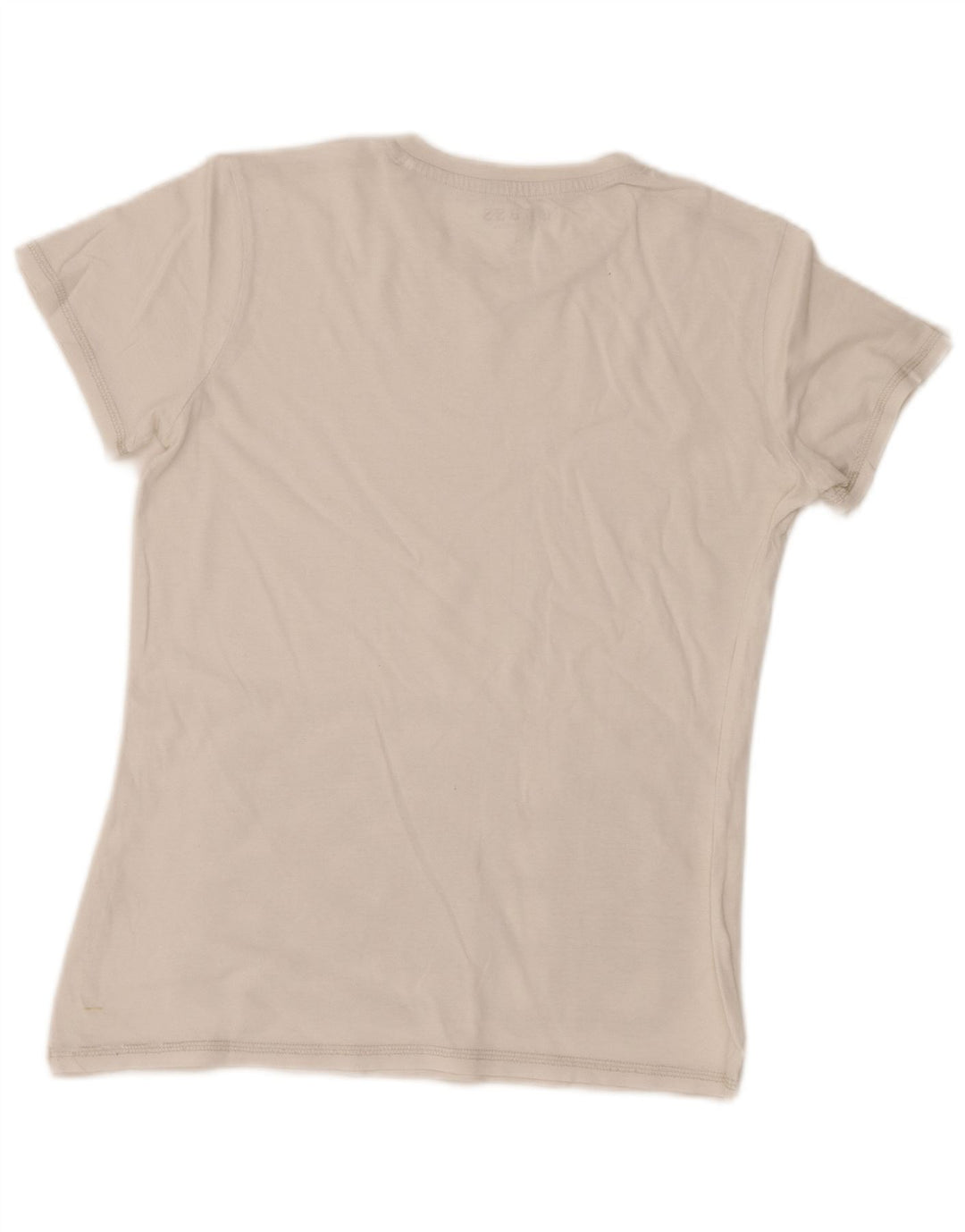 Guess Camiseta gráfica para mujer Top UK 44 Medium White