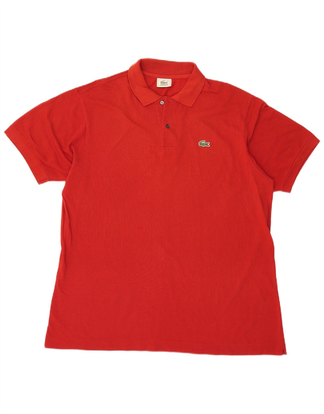 Polo Lacoste Hombre Talla 6 XL Algodón Rojo