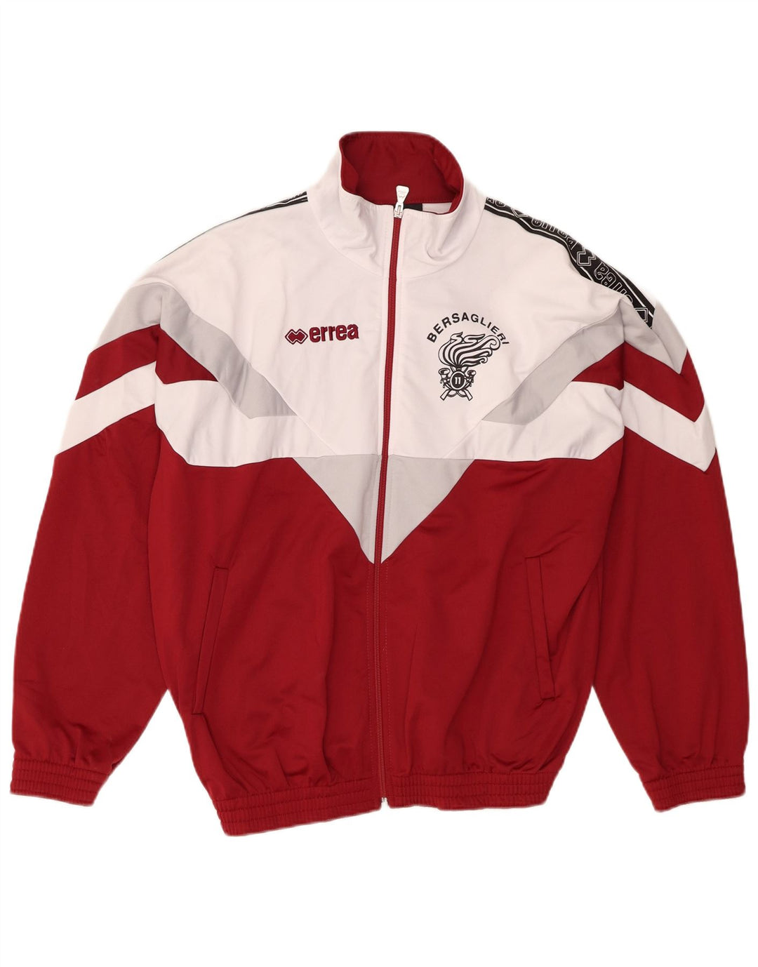 Errea Hombre Chaqueta Top De Chándal Con Gráfico Grande Color Burdeos
