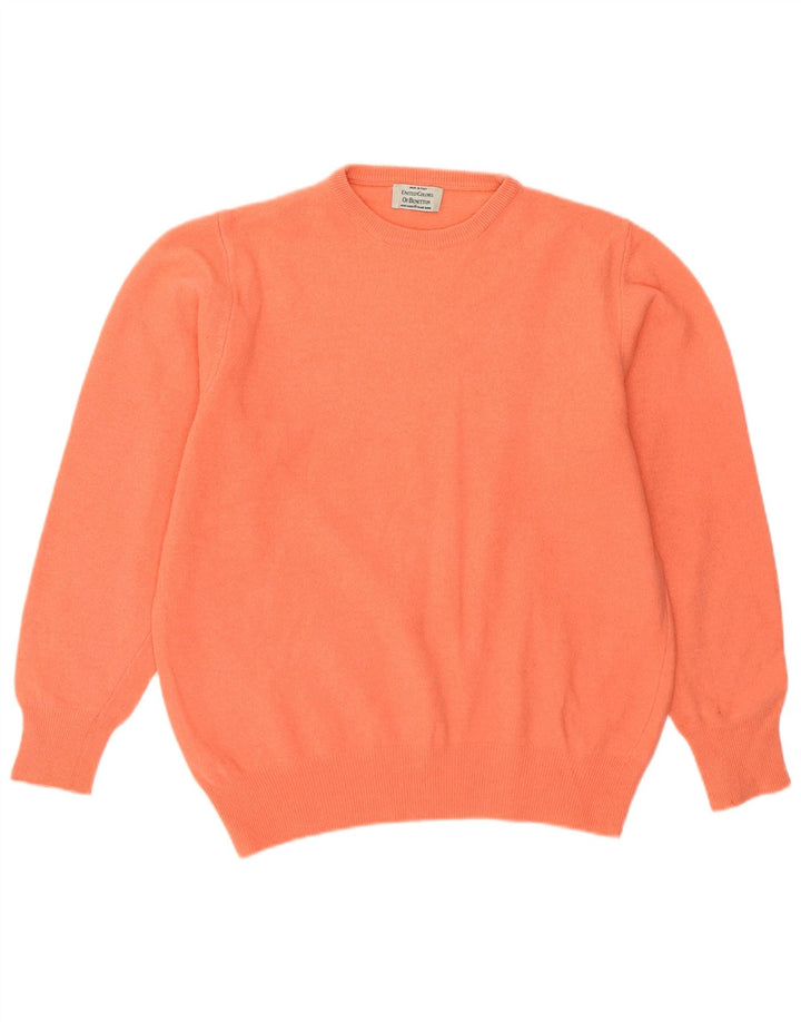 Benetton Jersey De Cuello Redondo Para Mujer UK 44 Rosa Mediano