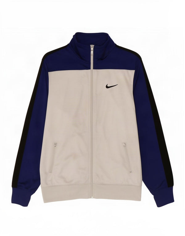 Nike - Chaqueta de chándal para mujer, talla 40, XL, color blanco, poliéster