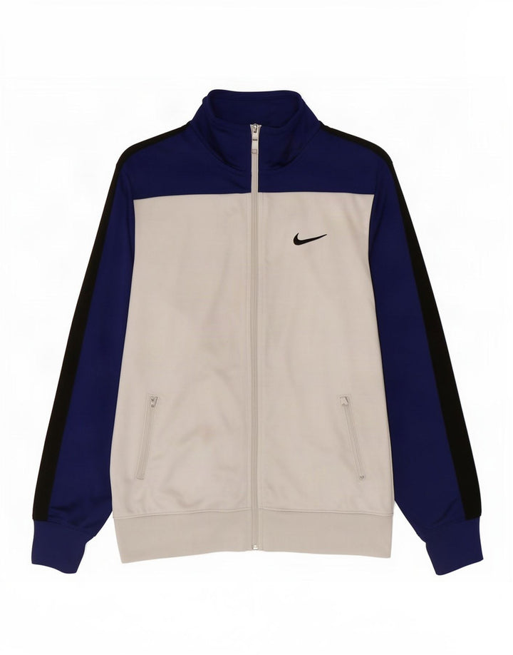 Nike - Chaqueta de chándal para mujer, talla 40, XL, color blanco, poliéster