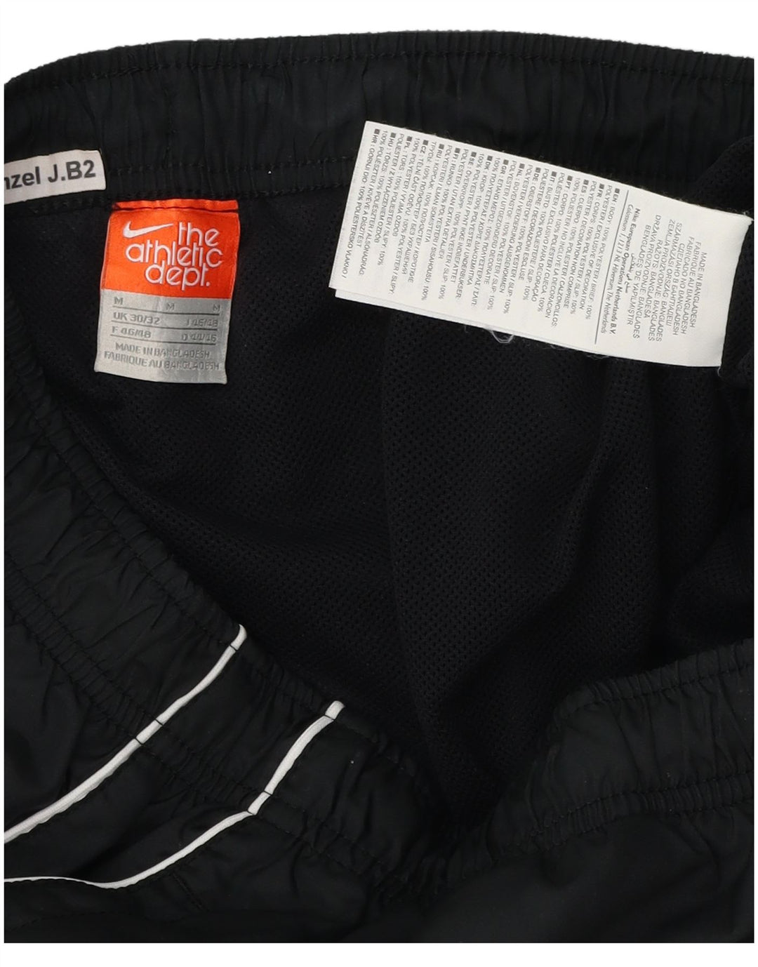 Pantalón Corto Deportivo Nike Hombre Mediano Negro Poliéster Deportes