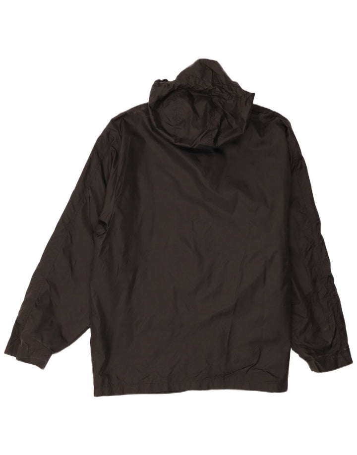 Fila Chaqueta impermeable con capucha para hombre UK 40 Large Nylon negro