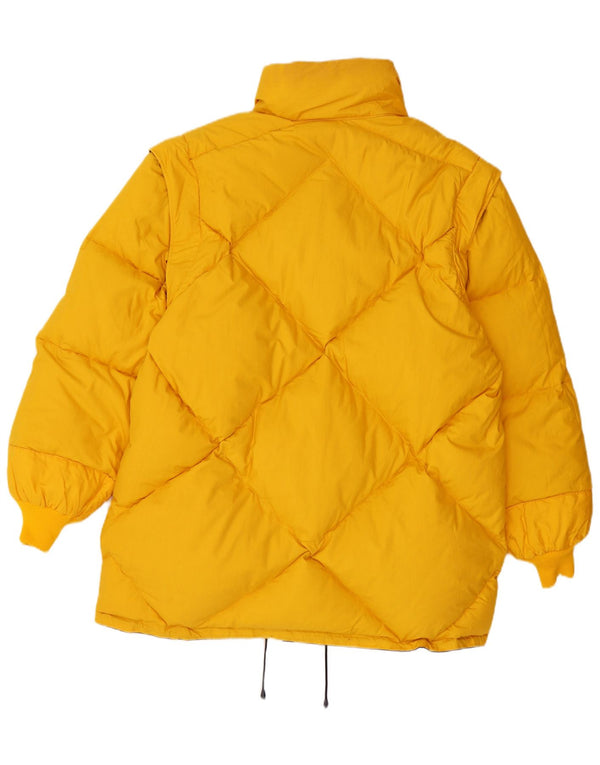 DOLOMITE Chaqueta acolchada reversible para hombre UK 42 XL Algodón amarillo