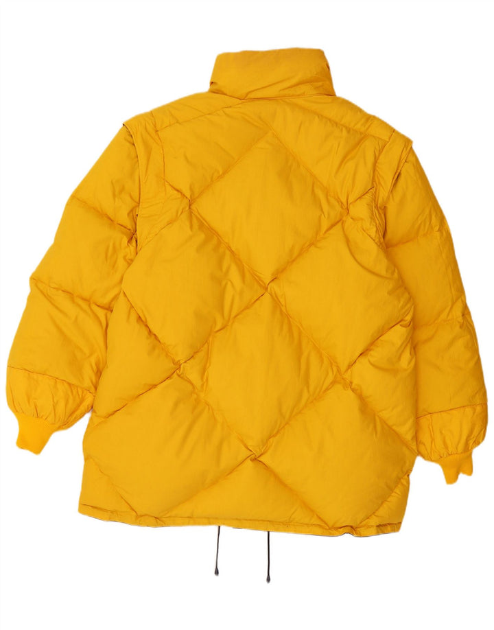 DOLOMITE Chaqueta acolchada reversible para hombre UK 42 XL Algodón amarillo
