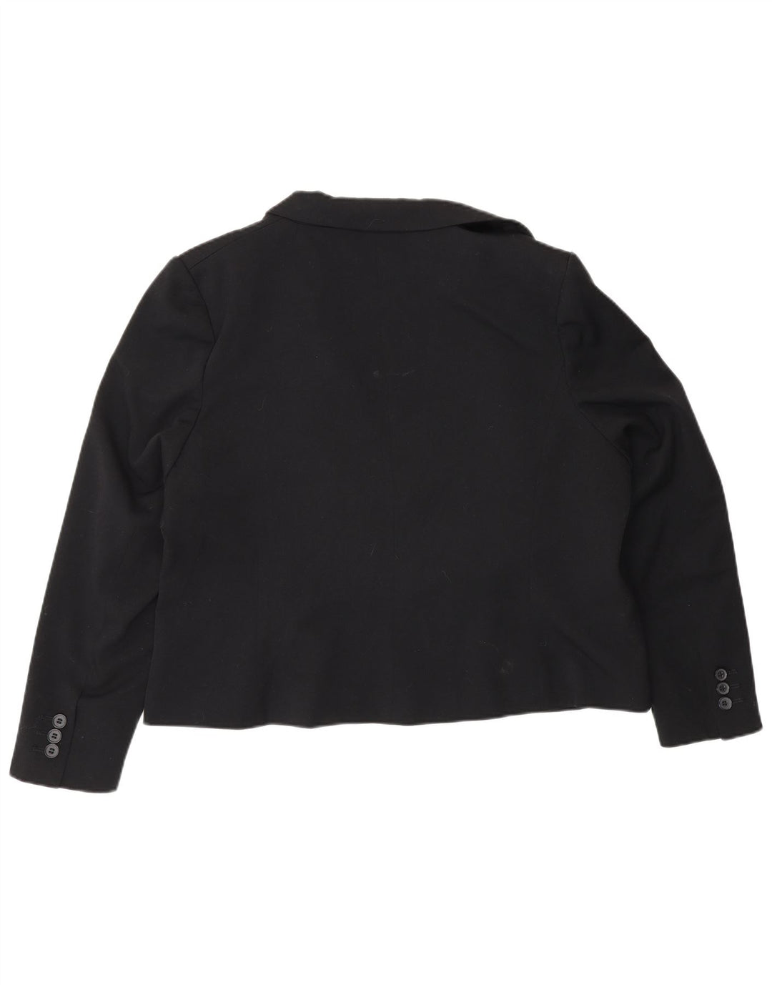 Marks & Spencer Chaqueta tipo blazer con 1 botón para mujer UK 20 2XL Poliéster negro