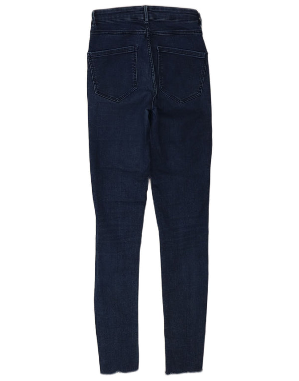 Zara Vaqueros pitillo desgastados Trafaluc para mujer EU 34 2XS W24 L28 Azul