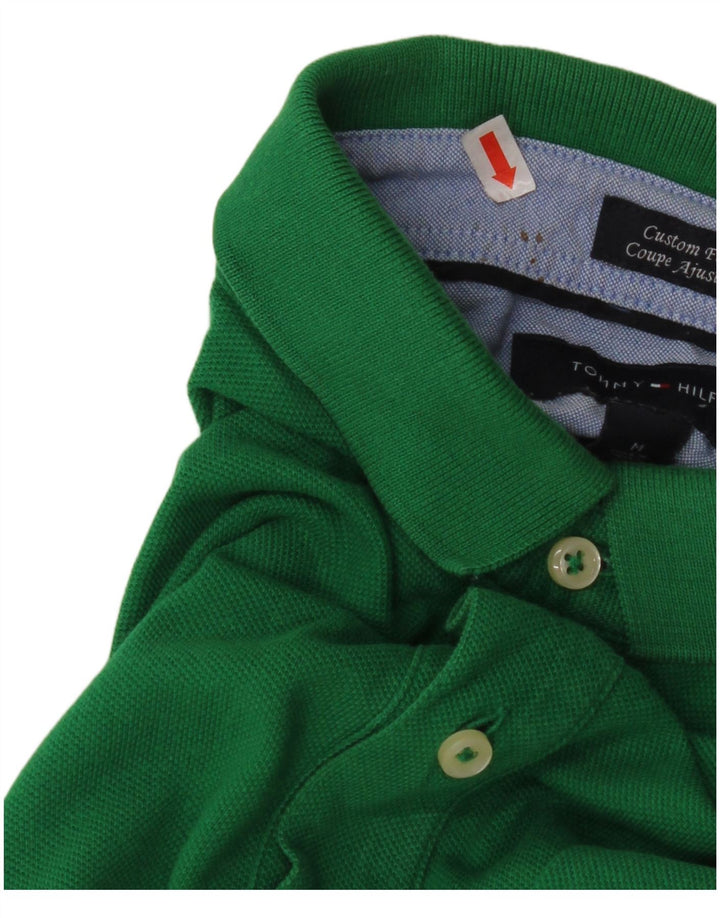 TOMMY HILFIGER Polo Custom Fit para hombre Verde medio