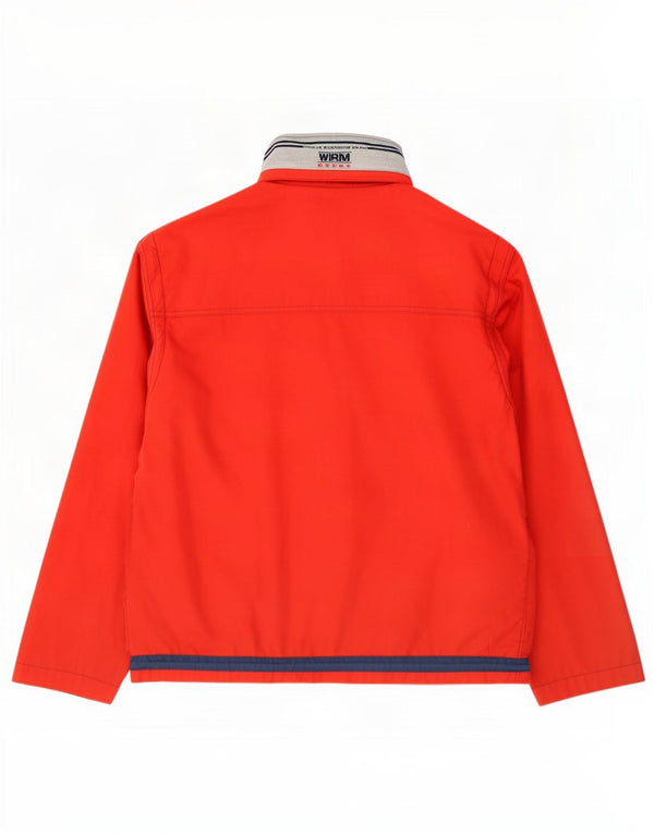 Wampum Chaqueta utilitaria con capucha para hombre UK 42 XL Nylon rojo