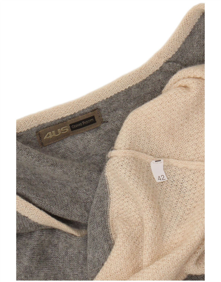 Cesare Paciotti 4US Vestido tipo jersey para mujer IT 42 Bloque de color gris medio