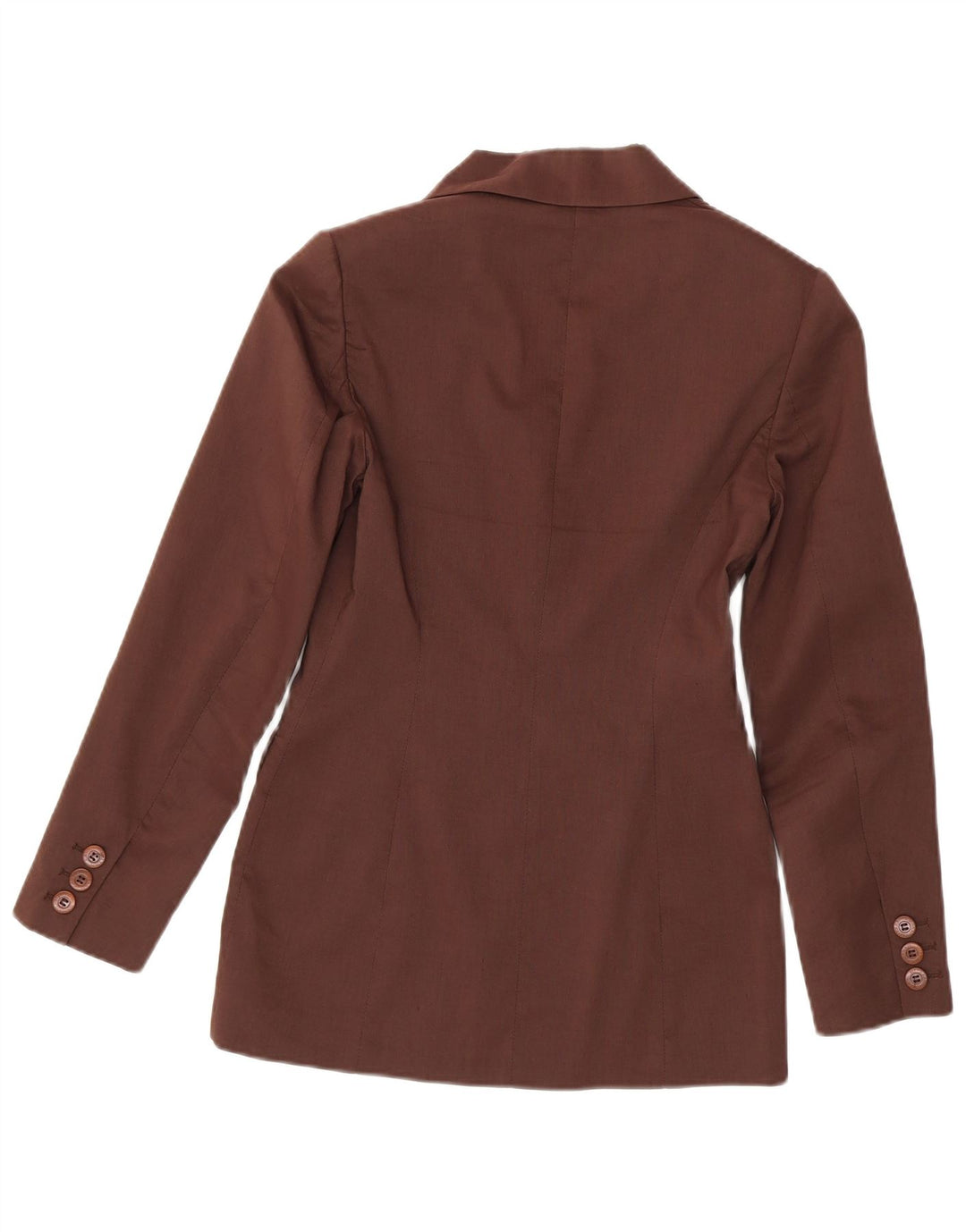Karen Millen Chaqueta Blazer de 2 Botones para Mujer UK 8 Small Brown Linen