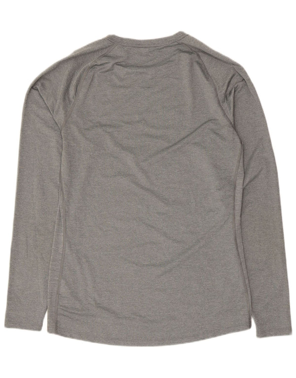Nike Hombre Dri Fit Top Manga Larga XL Poliéster Gris