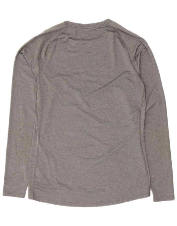 Nike Hombre Dri Fit Top Manga Larga XL Poliéster Gris